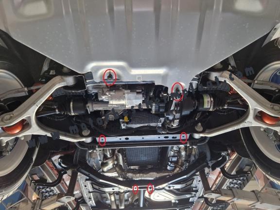 Versnellingsbak aluminium  Beschermplaat voor Ford Ranger Raptor