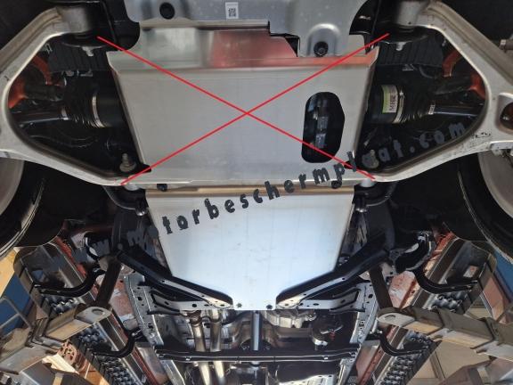 Versnellingsbak aluminium  Beschermplaat voor Ford Ranger Raptor