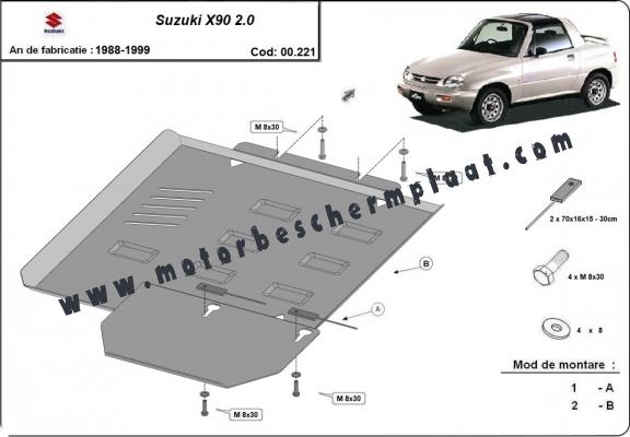 Versnellingsbak Beschermplaat voor Suzuki X90 2.0