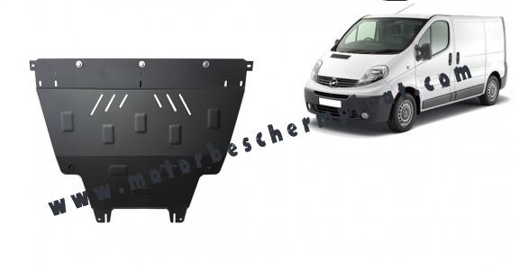 Motor, Versnellingsbak en Radiator Beschermplaat voor Opel Vivaro (2011-2014)