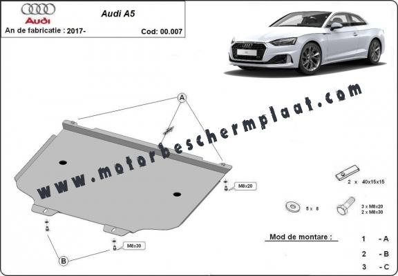 Versnellingsbak Beschermplaat voor Audi A5