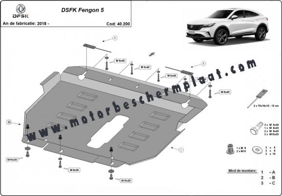 Motor en Radiator Beschermplaat voor Dfsk Fengon 5