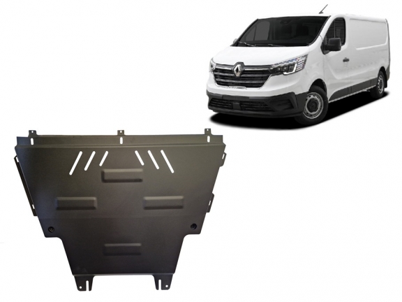 Motor, Versnellingsbak en Radiator Beschermplaat voor Renault Trafic 3 facelift