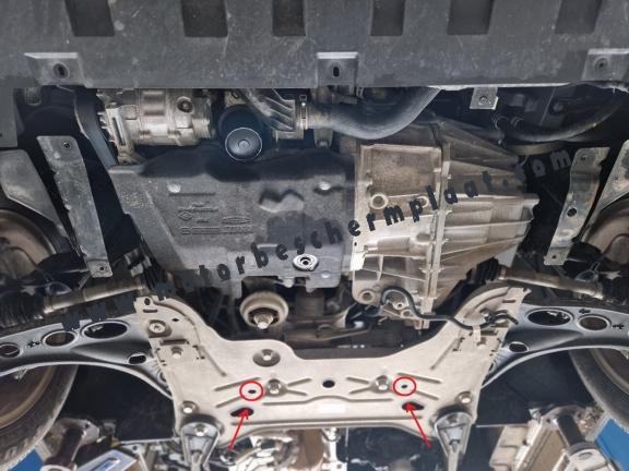 Motor, Versnellingsbak en Radiator Beschermplaat voor Renault Trafic