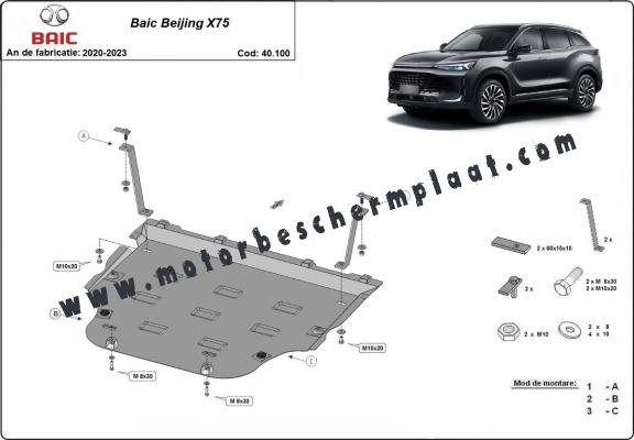 Motor Beschermplaat voor Baic Beijing X75