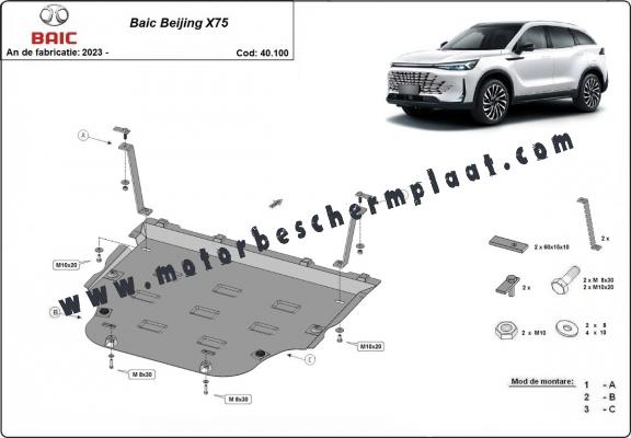 Motor Beschermplaat voor Baic Beijing X75