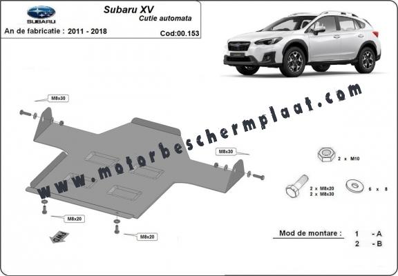 Versnellingsbak Beschermplaat voor  Subaru XV - automatische versnellingsbak 