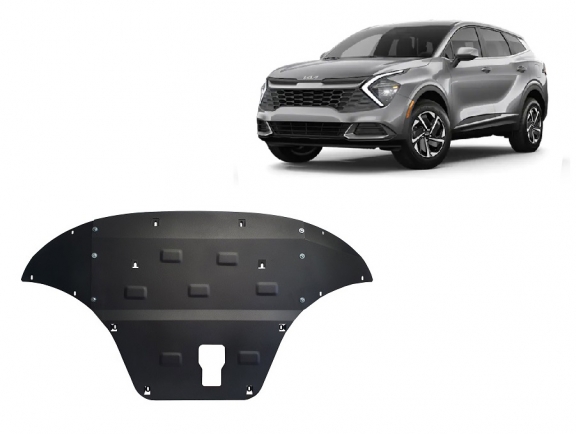 Motor, Versnellingsbak en Radiator Beschermplaat voor Kia Sportage