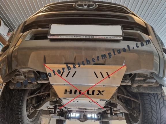 Versnellingsbak aluminium  Beschermplaat voor Toyota Hilux Revo