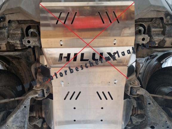 Motor  Beschermplaat voor Toyota Hilux Revo - Aluminium