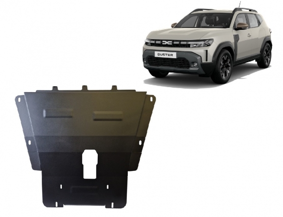 Motor en Versnellingsbak Beschermplaat voor Dacia Duster - 4x2 + 4x4