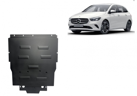 Motor, Versnellingsbak en Radiator Beschermplaat voor Mercedes CLA C118