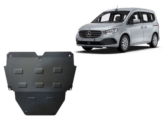 Motor, Versnellingsbak en Radiator Beschermplaat voor Mercedes EQT