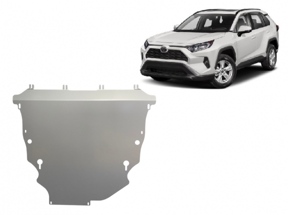 Motor, Versnellingsbak en Radiator  aluminium Beschermplaat voor Toyota RAV4