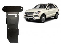 Motor, Versnellingsbak en Radiator Beschermplaat voor Mercedes ML W164