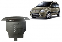 Motor, Versnellingsbak en Radiator Beschermplaat voor Fiat Panda 4x4