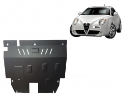 Motor, Versnellingsbak en Radiator Beschermplaat voor Alfa Romeo Mito