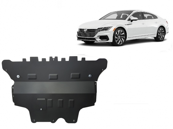 Motor, Versnellingsbak en Radiator Beschermplaat voor VW Arteon - handmatige versnellingen
