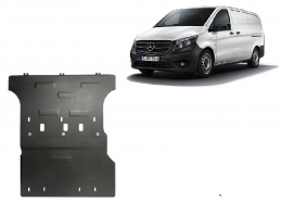 Motor, Versnellingsbak en Radiator Beschermplaat voor Mercedes Vito W447 - 4X2