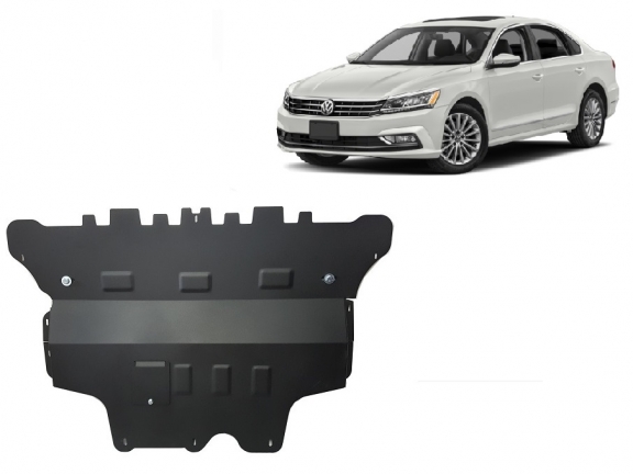 Motor, Versnellingsbak en Radiator Beschermplaat voor VW Passat Alltrack -automatische versnellingsbak