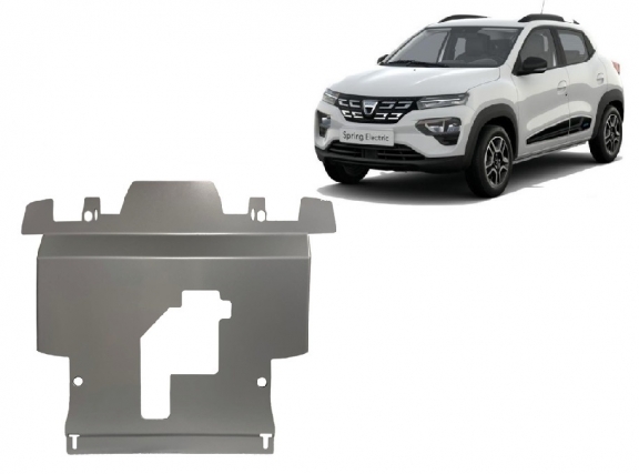 Motor en Versnellingsbak Beschermplaat voor Dacia Spring - Aluminium