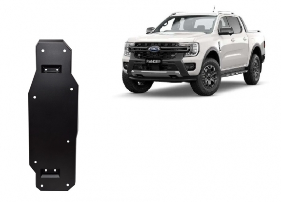 Brandstoftank Beschermplaat voor Ford Ranger (MB3G9A147CF; 2643728)