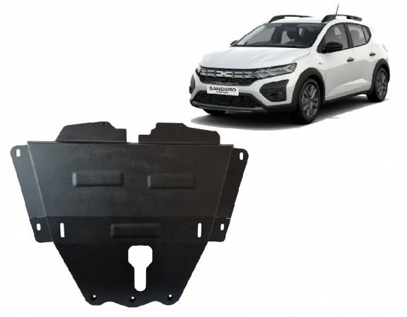 Motor en Versnellingsbak Beschermplaat voor Dacia Sandero 3 Stepway
