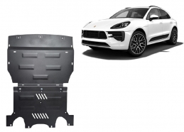 Motor en Radiator Beschermplaat voorPorsche Macan