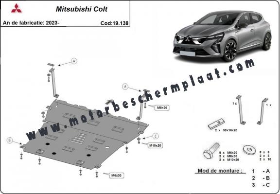 Motor, Versnellingsbak en Radiator Beschermplaat voor Mitsubishi Colt