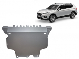 Aluminium Motor, Versnellingsbak en Radiator Beschermplaat voor Seat Tarraco