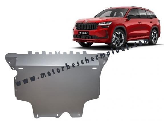 Aluminium Motor, Versnellingsbak en Radiator Beschermplaat voor Skoda Kodiaq