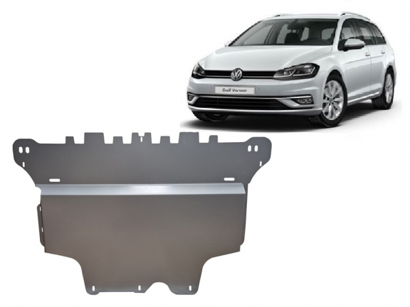 Aluminium Motor en Versnellingsbak Beschermplaat voor VW Golf 7
