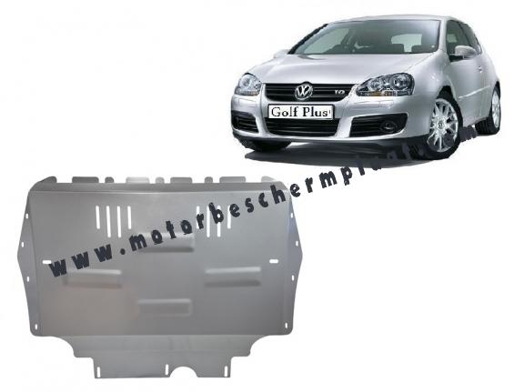 Aluminium Motor, Versnellingsbak en Radiator Beschermplaat voor Vw Golf Plus