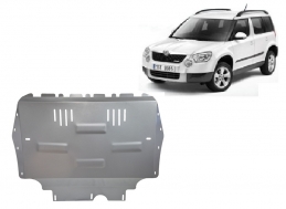 Aluminium Motor, Versnellingsbak en Radiator Beschermplaat voor Skoda Yeti