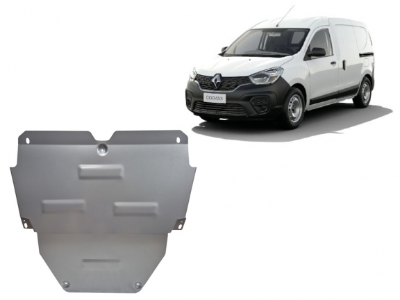 Aluminium Motor, Versnellingsbak en Radiator Beschermplaat voor Renault Kangoo