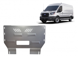 Aluminium Motor, Versnellingsbak en Radiator Beschermplaat voor Ford Transit V363 4x4