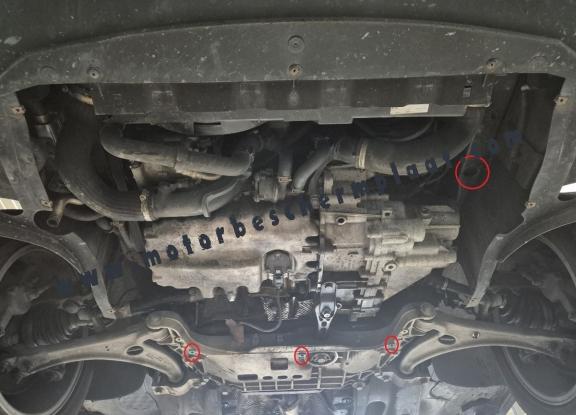 Motor, Versnellingsbak en Radiator Beschermplaat voor Seat Alhambra - Webasto