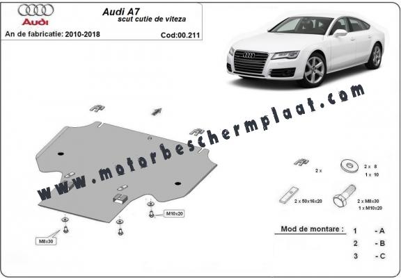 Versnellingsbak Beschermplaat voor Audi A7