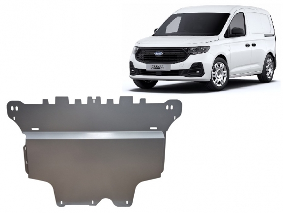 Aluminium Motor en Versnellingsbak Beschermplaat voor Ford Transit Connect