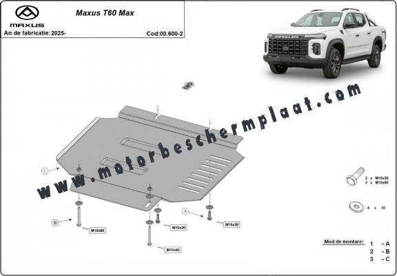 Tussenbak Beschermplaat Maxus T60 Max