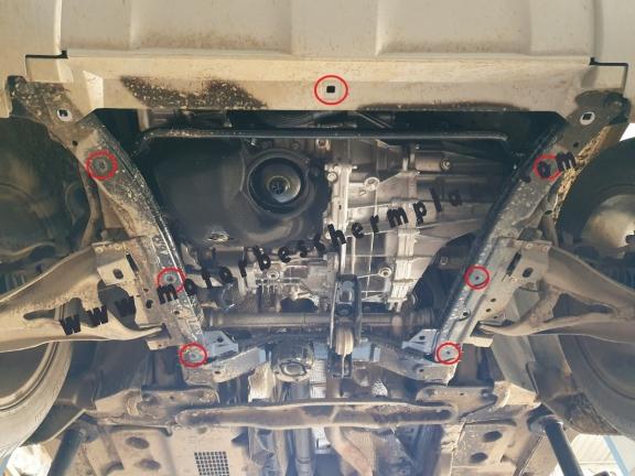 Motor Beschermplaat voor Dacia Duster - promotie pakket
