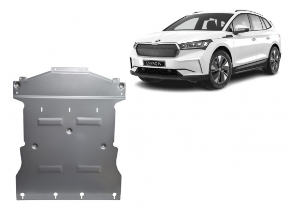 Aluminium Motor, Versnellingsbak en Radiator Beschermplaat voor Skoda Enyaq