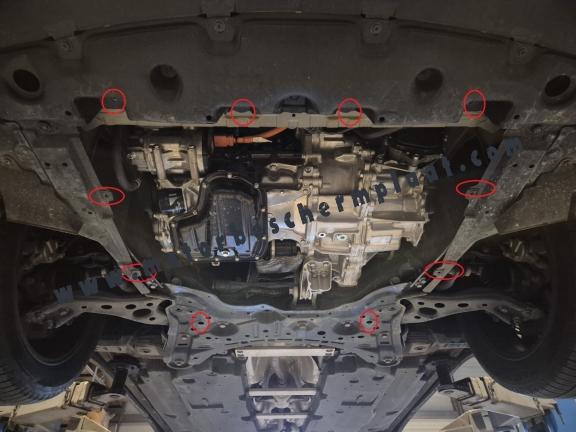 Motor, Versnellingsbak en Radiator Beschermplaat voor Toyota C-HR