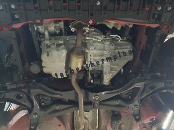 Motor en Versnellingsbak Beschermplaat voor Citroen C1
