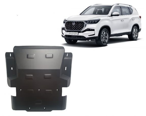 Motor en Radiator Beschermplaat voor SsangYong Rexton