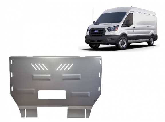 Aluminium Motor en Versnellingsbak Beschermplaat voor Ford Transit RWD