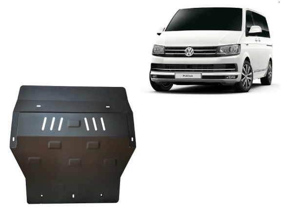 Motor, Versnellingsbak en Radiator Beschermplaat voor Volkswagen Transporter T6 Caravelle