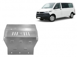 Motor, Versnellingsbak en Radiator Beschermplaat voor Volkswagen Transporter T6.1 Caravelle - aluminium