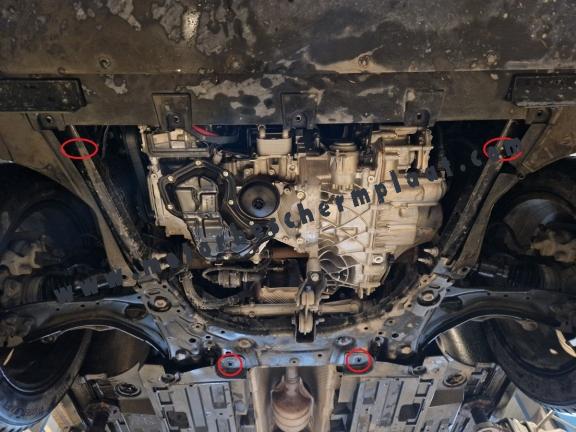 Motor en Versnellingsbak Beschermplaat voor Renault Symbioz 