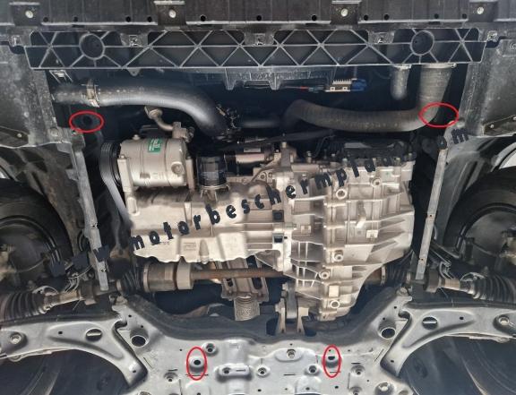 Motor, Versnellingsbak   aluminium Beschermplaat voor BAIC Beijing X75